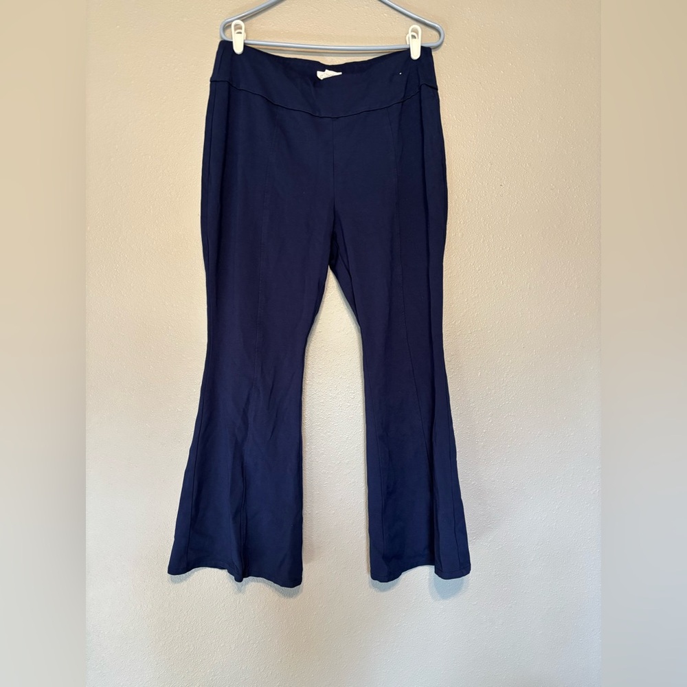 Women's Navy Boot Cut Pants
